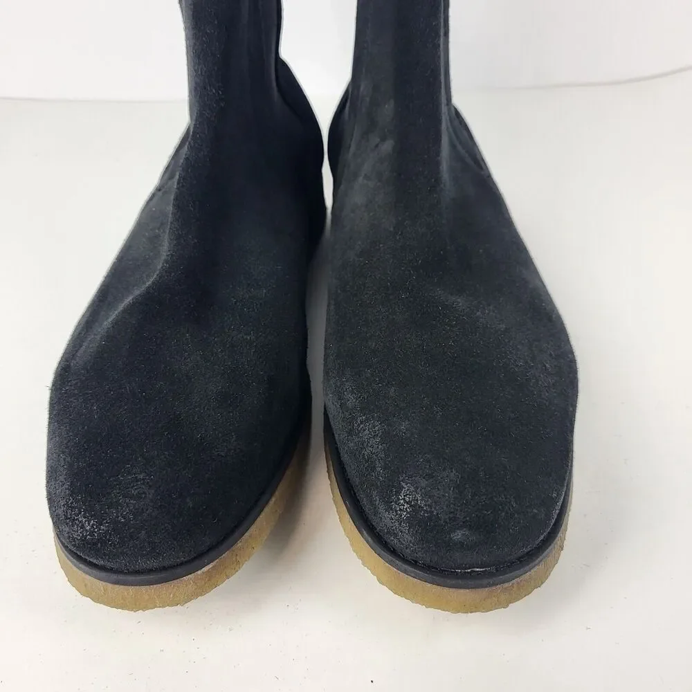 Allsaints Chelsea Boots Slip On Suede Leather